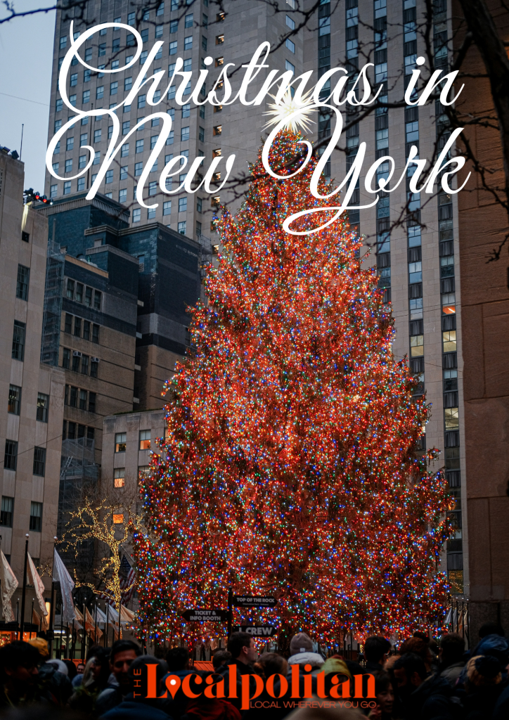 Digital christmas travel guide to New York City